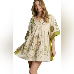 Umgee boho tunic top/mini dress